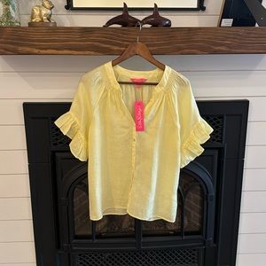 Lilly Pulitzer linen top NWT